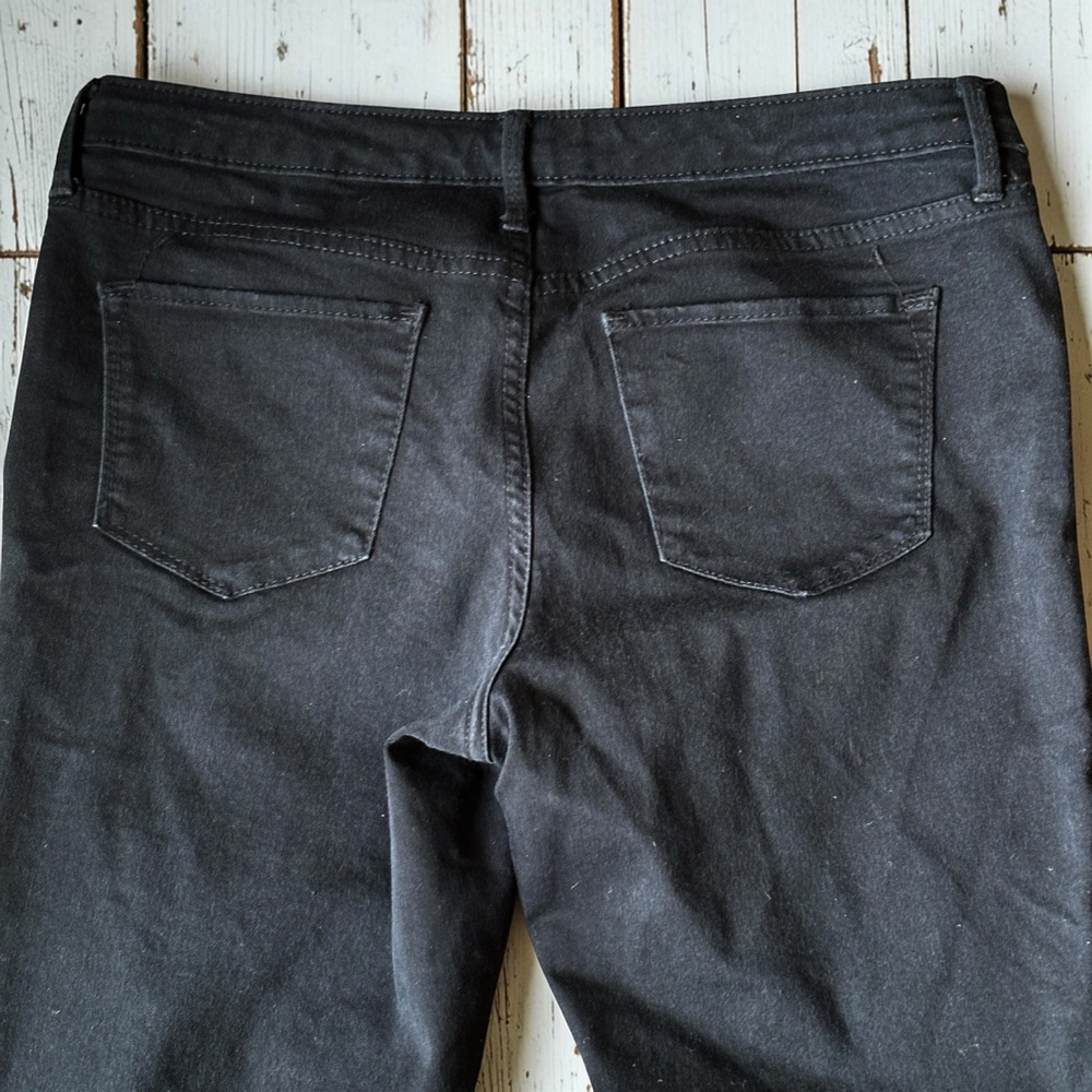 Mossimo Mid Rise Black Jegging Jeans Women Size 10 Short Super Stretch Skinny - Picture 6 of 10